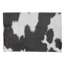 Kuh verstecken schwarz-weiß Pillowcase Kissenbezug