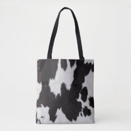 Kuh verstecken Schwarz-weiß Tasche
