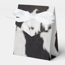 Kuh versteckt Schwarz-weiße Gunst Geschenkschachtel