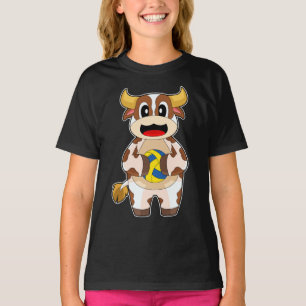 Kuh-Volleyballspieler Volleyball T-Shirt