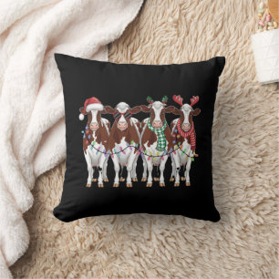 Kuh Weihnachten Kuhliebhaber-Geschenk Urlaub Bauer Kissen