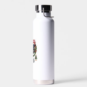 Kuh Weihnachten Lieber Santa Ich Will Nur Kühe Lus Trinkflasche