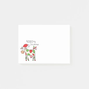 Kuh Weihnachten Niedliche Kinder Post-it Klebezettel