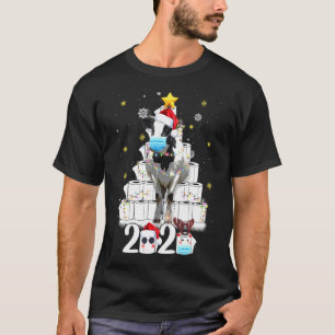 Kuh-Weihnachts-Klopapier-Gesichtsmaske-Baum-Xmas-F T-Shirt