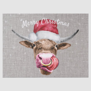 Kuh Weihnachtsfarbe Seidenpapier