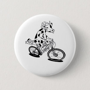 Kuh Weihnachtslicht Ugge Weihnachtsdesign Funny Button