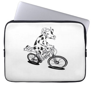 Kuh Weihnachtslicht Ugge Weihnachtsdesign Funny Laptopschutzhülle