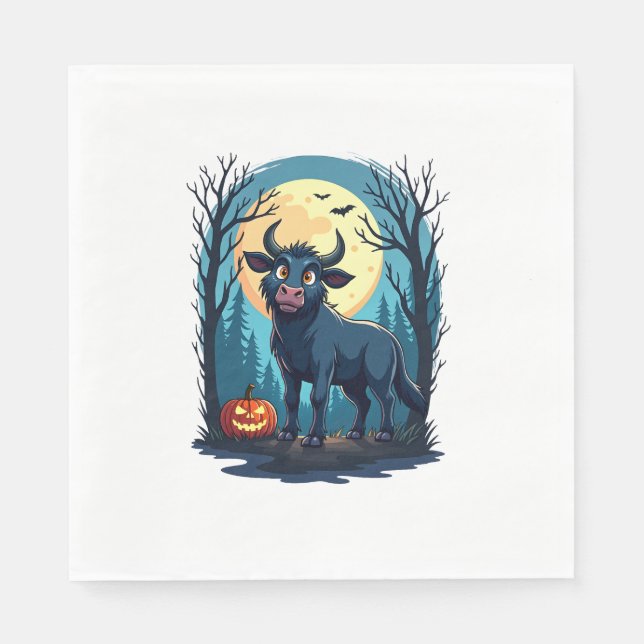 Kuh Werewolf Transformation Serviette (Vorderseite)