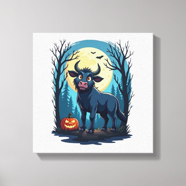 Kuh Werwolf Transformation Leinwanddruck (Vorderseite)