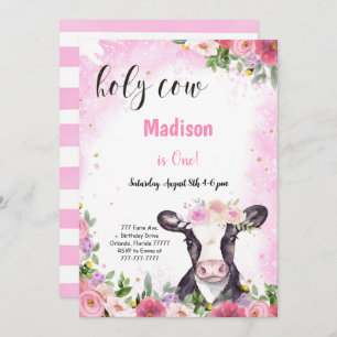 Kuh zum Geburtstag Einladung