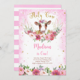 Kuh zum Geburtstag Einladung