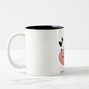 Kuh Zweifarbige Tasse