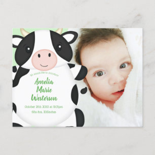 KuhBaby-Duschfarm Postkarte
