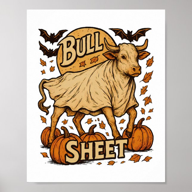 Kuhbulle Halloween Poster (Vorne)