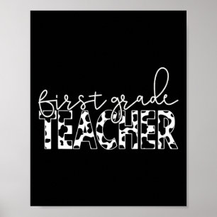 Kuhdruck für Grundschullehrer Poster