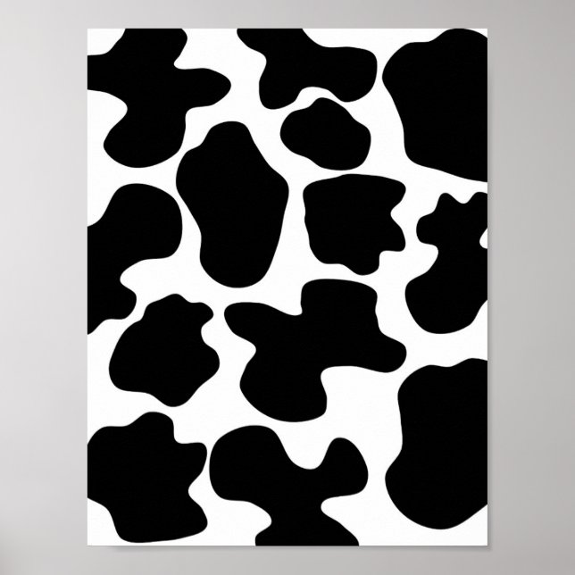 Kuhdruck-Muster Poster (Vorne)