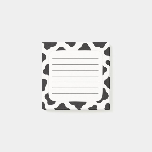 Kuhdruck Post-it Klebezettel (Vorderseite)