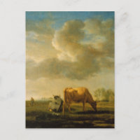 Kühe auf der Wiese von Adriaen van de Velde