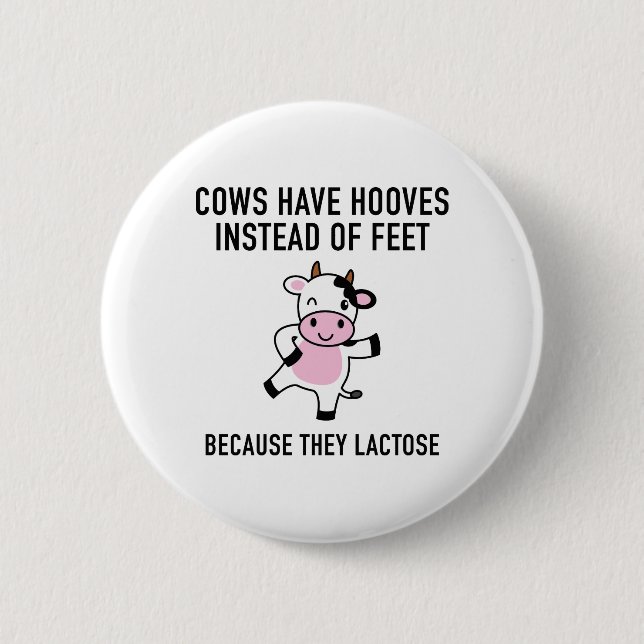 Kühe haben Hooves Button (Vorderseite)