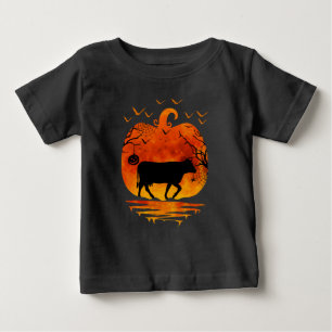 KUHE HALLOWEEN KOSTEN PUMPKIN FALLSAISON BABY T-SHIRT