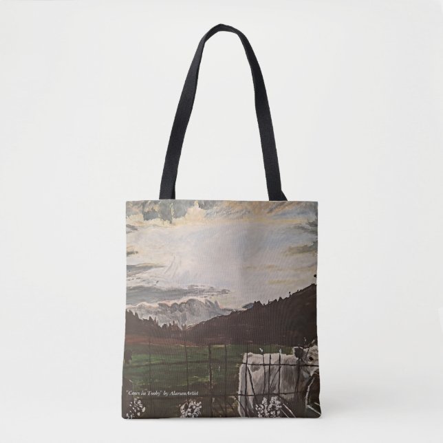 "Kühe in Tooby" von AlarsenArtist Tasche (Vorderseite)