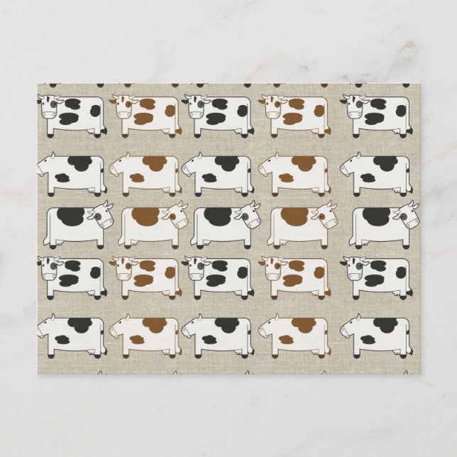 Kühe Kühe Kühe Postkarte (Vorderseite)