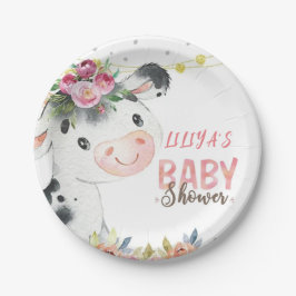 Kühe Landtiere Barnyard Pappteller