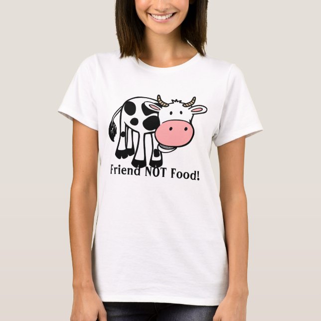 Kühe sind Freund-T - Shirt für Vegetarier (Vorderseite)