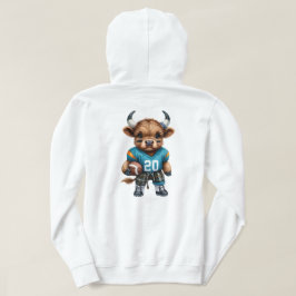 Kühe und Fußball Hoodie