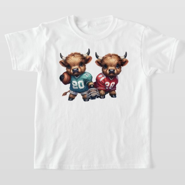 Kühe und Fußball T-Shirt (Ablage )