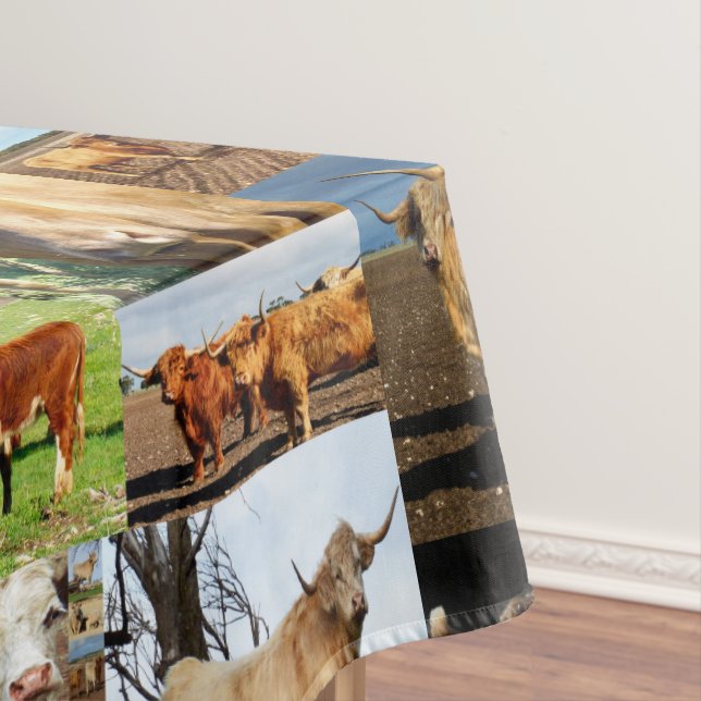 Kühe und Kühe, Tischdecke (Beispiel)