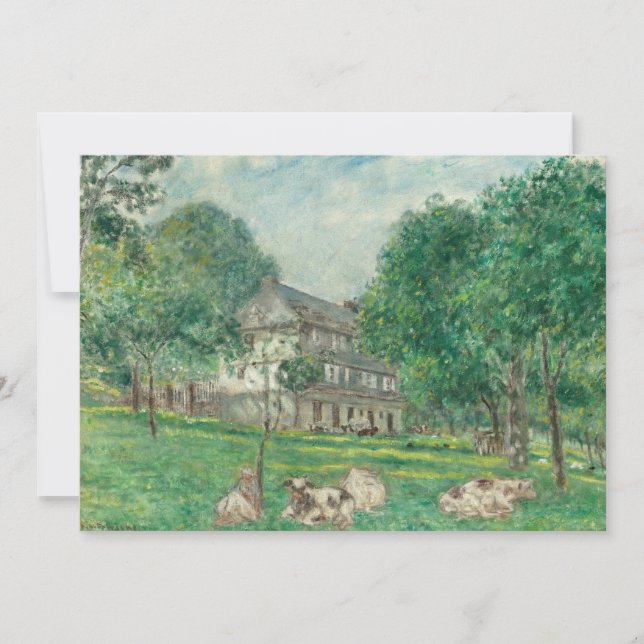 Kühe von Noon | Frederick Carl Frieseke (Vorderseite)