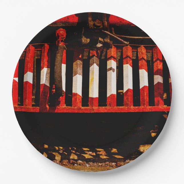 Kuhfänger Pappteller (Vorderseite)