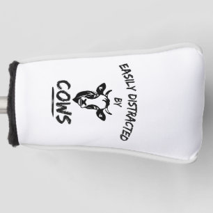 Kuhfarm: Leicht abgelenkt durch Kühe Golf Headcover