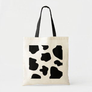 Kuhflecken-Muster-Tasche Farm-Tier-Druck Tragetasche
