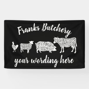 Kuhfleisch Fleisch von Hühnerfleisch von Kühen,  Banner