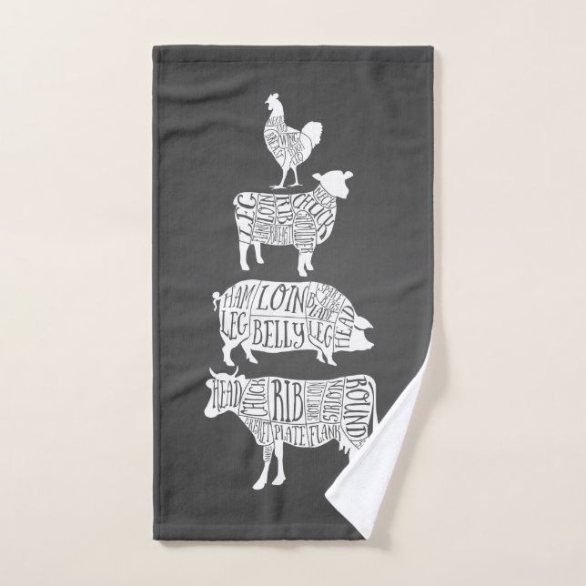 Kuhfleisch Fleisch von Hühnerfleisch von Kühen, Sc Handtuch (Handtuch)