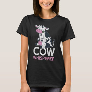 Kuhflüsterer Lokale Farm Landwirt T-Shirt