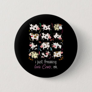 Kuhgeschenk  Ich habe nur Liebe Kühe OK Button