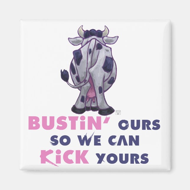 Kuhgeschenke und -zubehör magnet (Vorne)