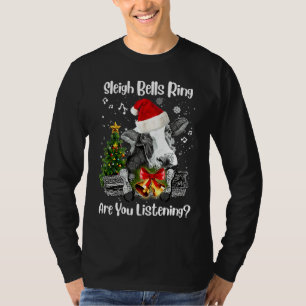 Kuhglocken Klingeln Hören Sie Farm Landwirt Xmas T-Shirt