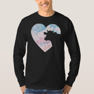 Kuhherz für ein Mädchen, das Kühe Lieben Rinder s T-Shirt