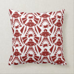 Kuhkissen Kissen<br><div class="desc">Diese peskten Außerirdischen in ihren UFO's entführen wieder Rinder! Dieses aufwändige rote Muster auf weißem Hintergrund zeichnet sich durch eine UFO-Invasion aus und ihre Kuh-Gefangenen werden zusammengebrannt! Die Wahrheit ist da draußen..</div>