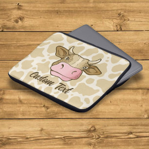 Kuhkopf-Laptop-Sleeve Laptopschutzhülle