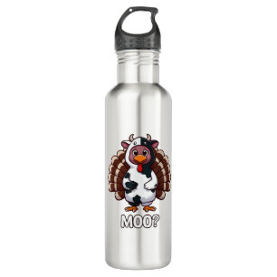 Kuhkostüme, Moo Funny Erntedank _2_1 Edelstahlflasche