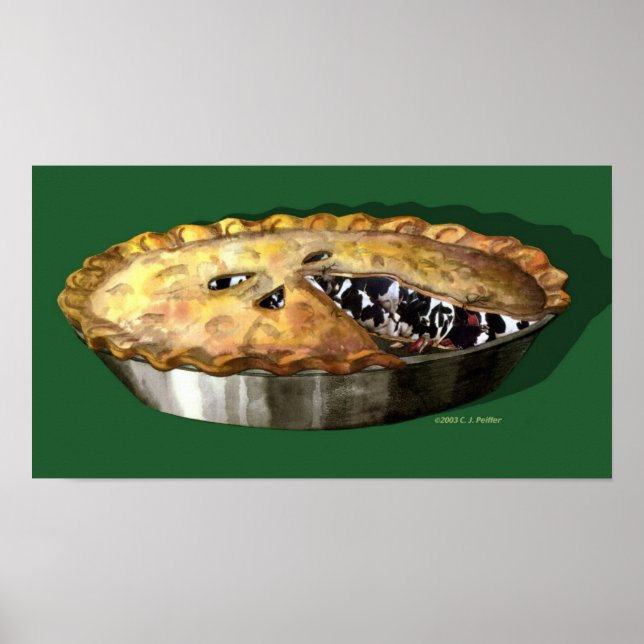 "Kuhkuchen" Poster (Vorne)