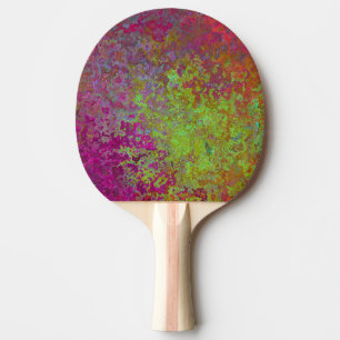 Kühl, farbig, Spritzer Paint, Grunge Abstrakt Tischtennis Schläger