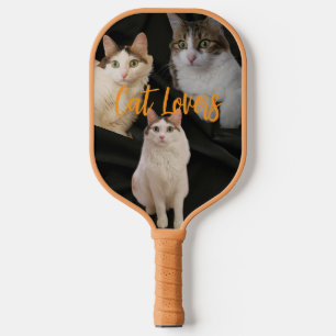 Kühl für große Fotos Ihr benutzerdefinierter Text  Pickleball Schläger