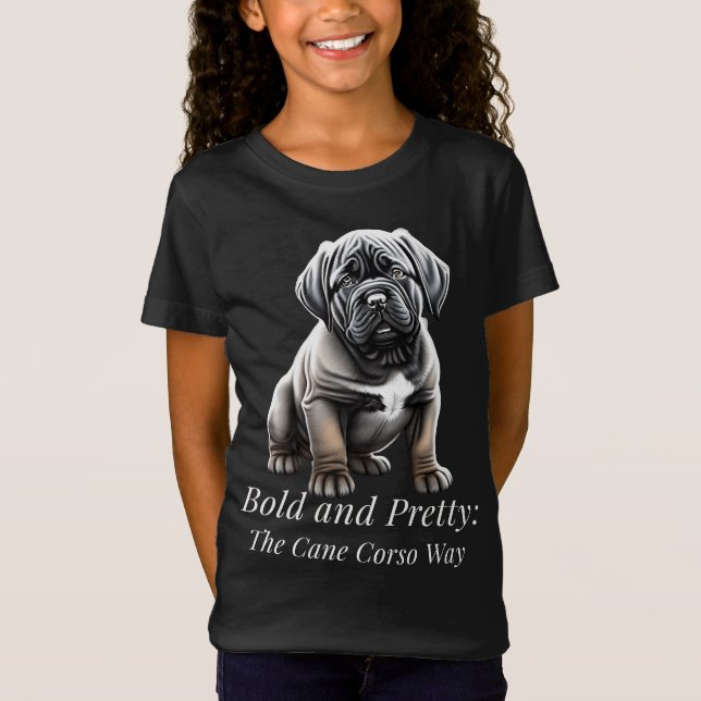 Kühl und hübsch: der Cane Corso-Weg T-Shirt (Vorderseite)