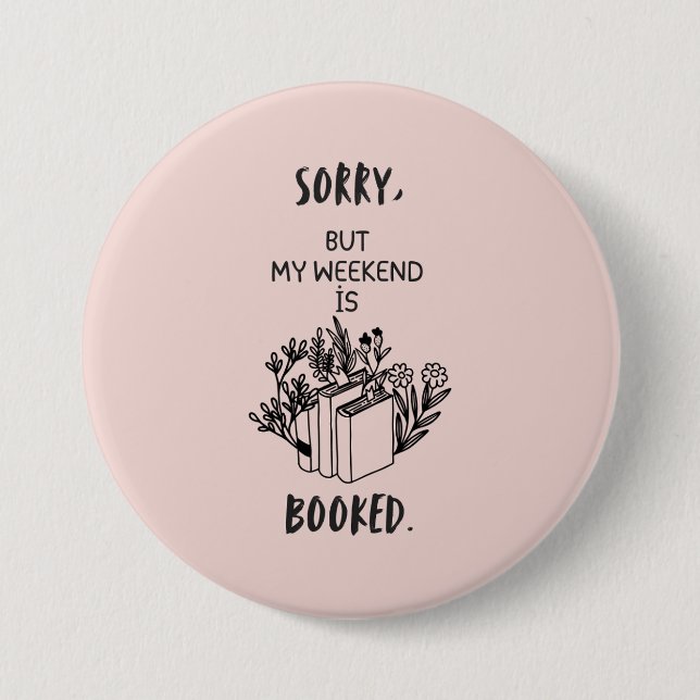 Kühlbücherwurm Button (Vorderseite)
